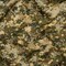 1 Yard Stretch Cotton Sateen Olive Green and Beige Abstract Dots Forest Lookout Print Fabric